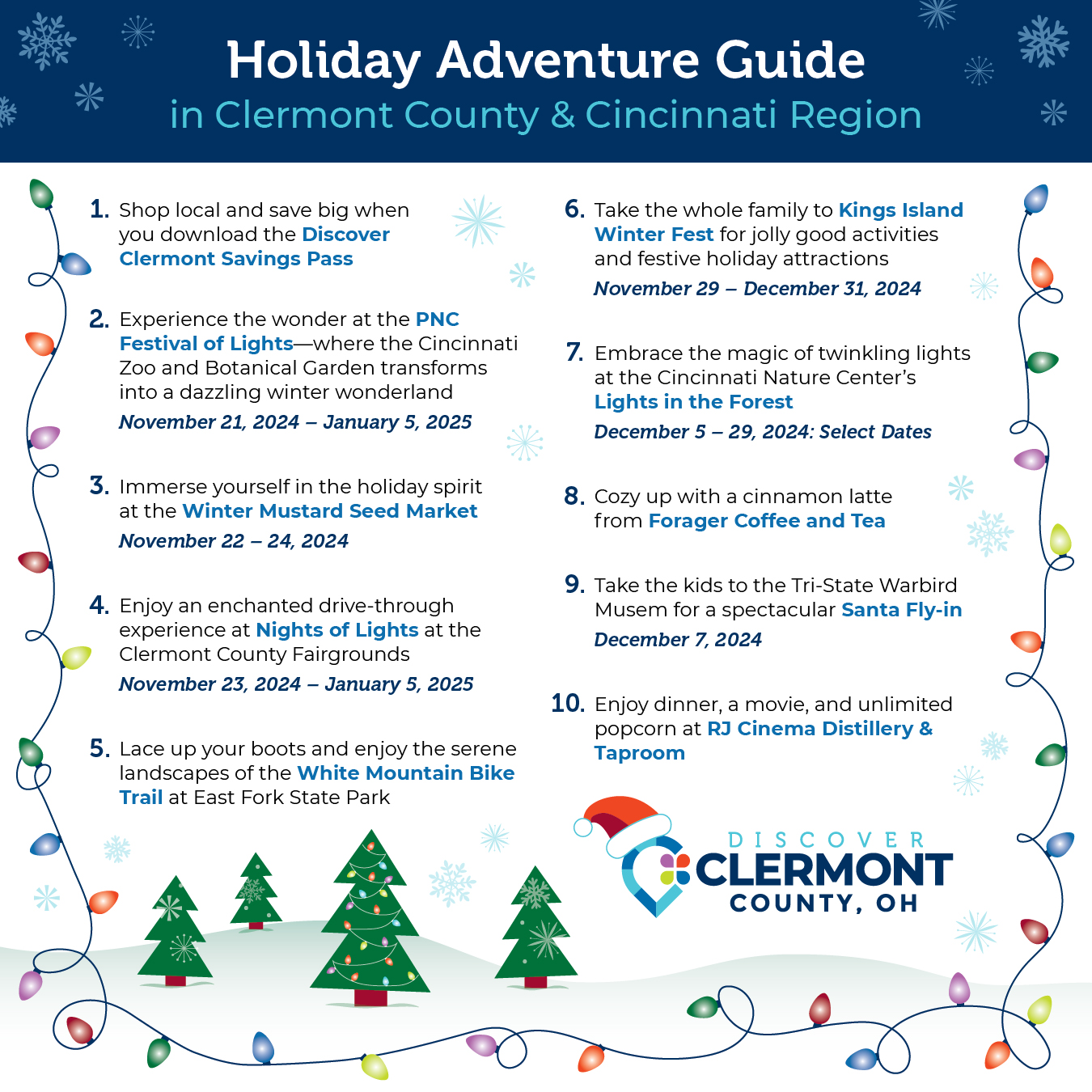 Unwrap the Magic: Your Ultimate Holiday Adventure Guide to Clermont County