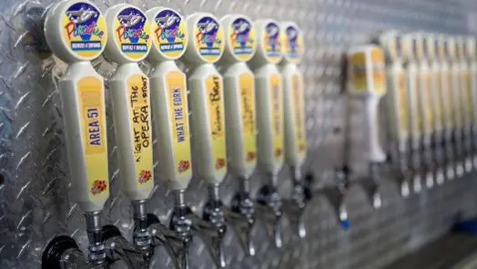Paradise East Brewery's taps